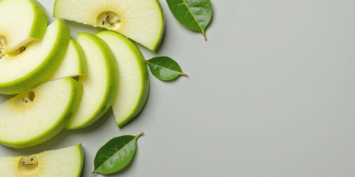 Apple彩色标志,银灰色苹果轮廓